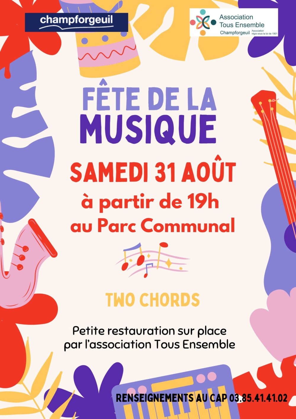 Affiche Festival de Musique Poster Coloré Illustration Rose Jaune Violet (9)_page-0001