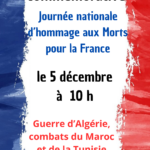 Commémoration 5 décembre