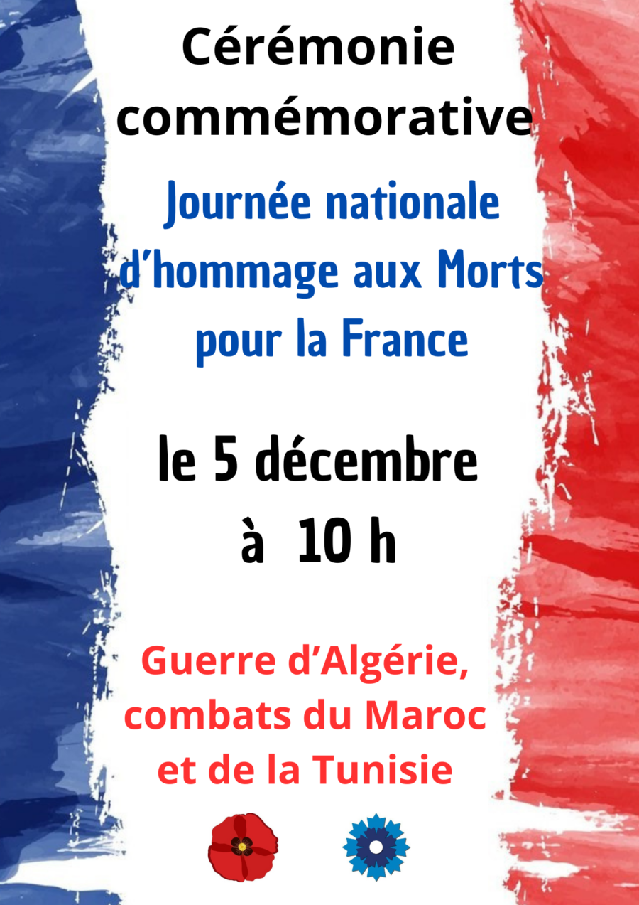 Commémoration 5 décembre